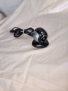 Logitech Black/Silver USB Webcam